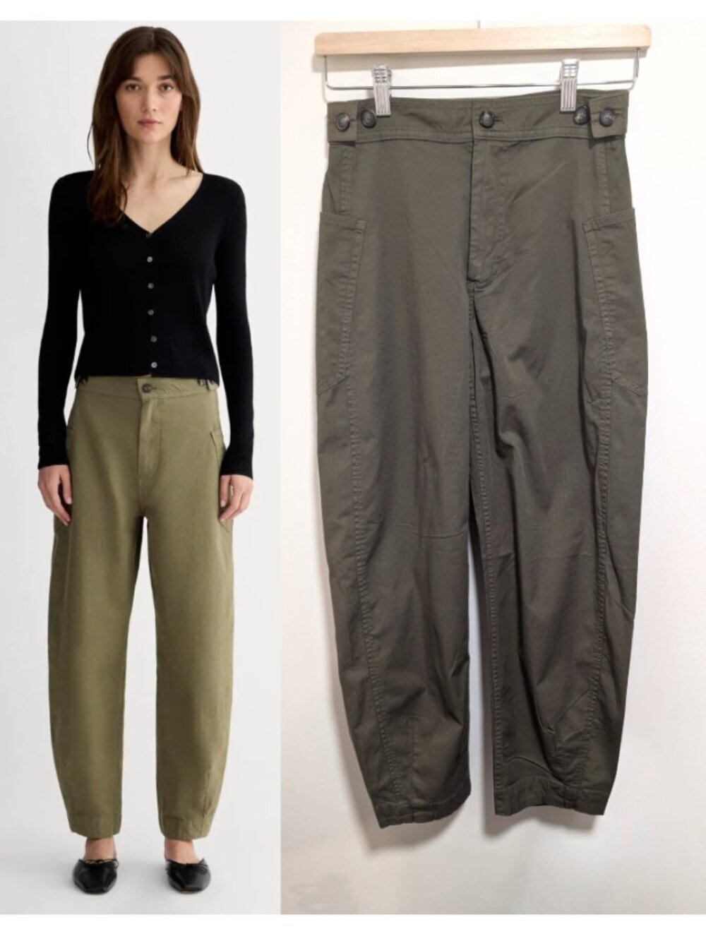 Everlane | Easy Fitting Fatigue Pant In Olive